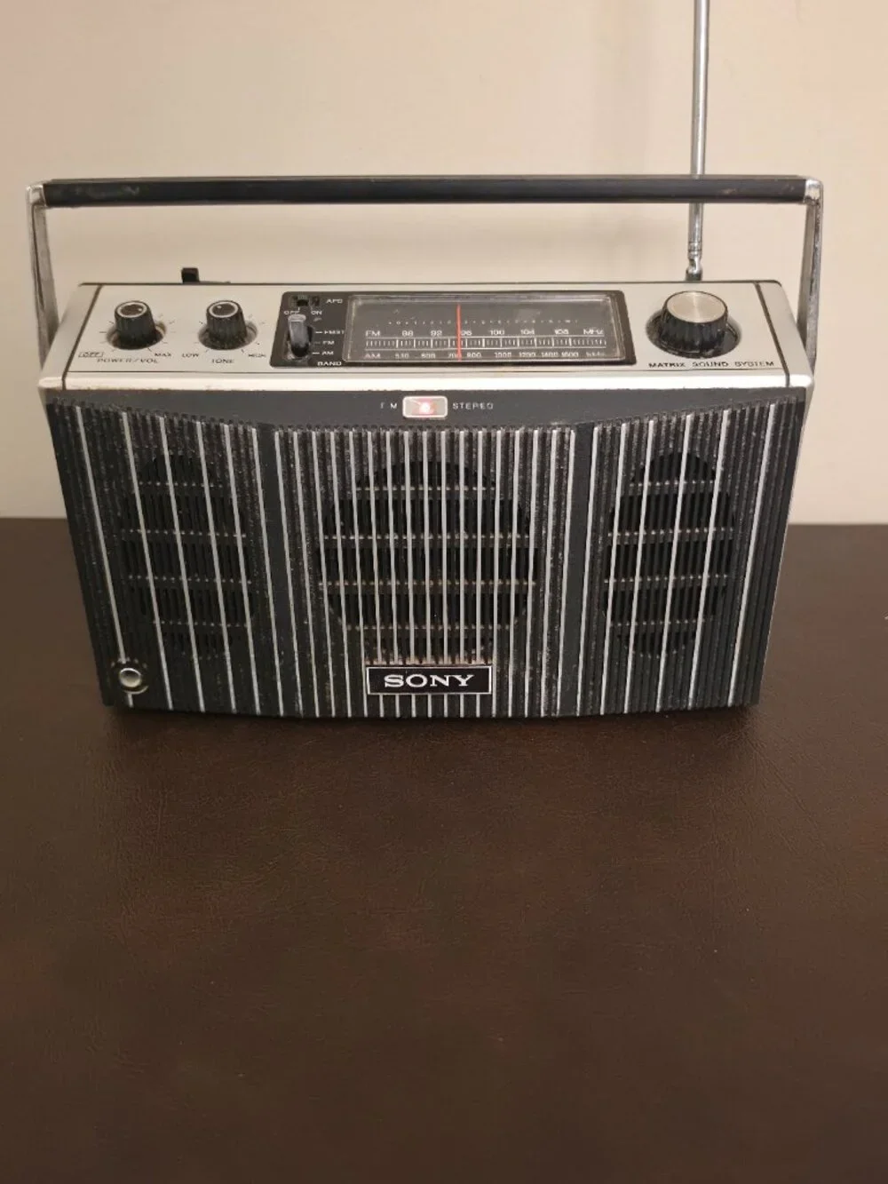 Vintage Sony Matrix Sound System MR-9100W FM Stereo/AM Radio